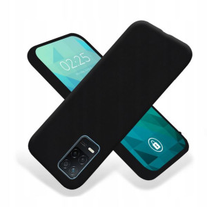 Etui Matowe Smooth Do Realme C21 Czarne