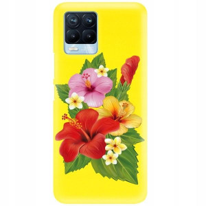ETUI MATOWE ŻÓŁTE DO REALME 8 Obudowa Różne Wzory