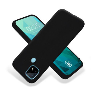 Etui Smooth Do Realme C25y Ochronne Czarny Matowy