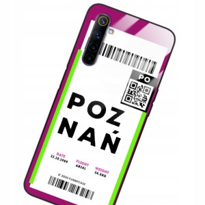 Etui Szklane Do Realme 6 Bilet Podróż Wzory