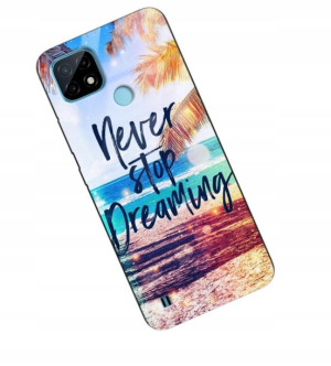 Etui Szklane DO REALME C21 Obudowa Różne Wzory