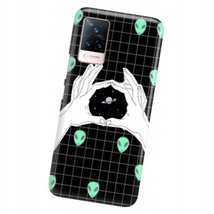 Etui do VIVO S9 Obudowa Case KOSMOS Księżyc Wzory
