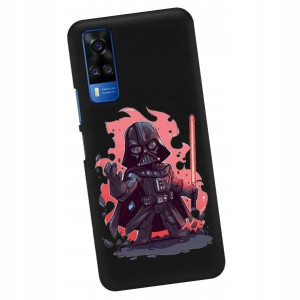 Etui Matowe do VIVO Y51A Czarny Gry Filmy Wzory