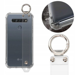 Etui Anti-shock Z Paskiem Do Lg K61 Ochronne Case