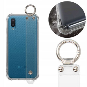 Etui Anti-shock Z Paskiem Do Samsung A02 Ochronne