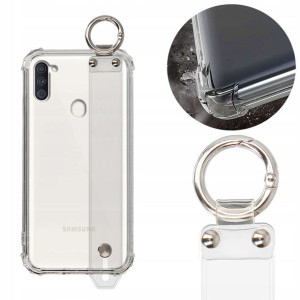 Etui Anti-shock Z Paskiem Do Samsung A11 Ochronne