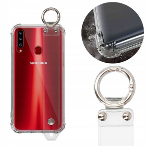 Etui Anti-shock Z Paskiem Do Samsung A20s Ochronne