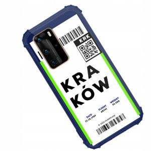 Etui Antishock Do Huawei P40 Pro Bilet Wzory