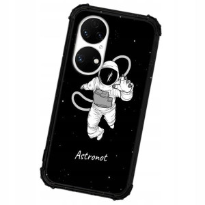 Etui ANTISHOCK do HUAWEI P50 KOSMOS Księżyc Wzory