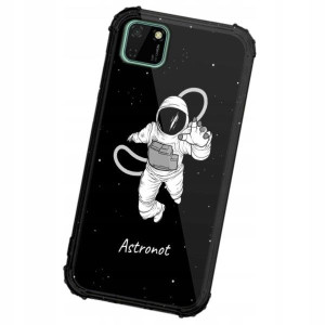 Etui ANTISHOCK do HUAWEI Y5P KOSMOS Księżyc Wzory