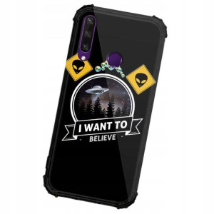 Etui ANTISHOCK do HUAWEI Y6P KOSMOS Księżyc Wzory