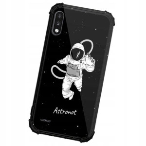 Etui ANTISHOCK do LG K22 Case KOSMOS Księżyc Wzory