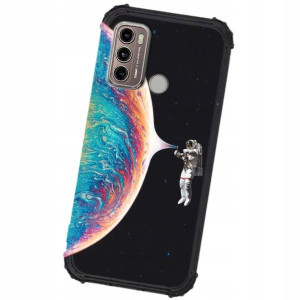 Etui ANTISHOCK do MOTOROLA G60 Case Kosmos Wzory