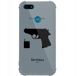 Etui Antishock do MOTOROLA E6 PLAY Bond 007 Wzory