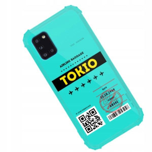 Etui Antishock Do Samsung A31 Bilet Podróż Wzory