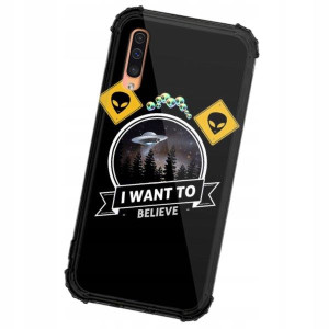 Etui ANTISHOCK do SAMSUNG A50 KOSMOS Księżyc Wzory