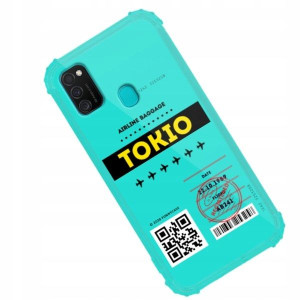 Etui Antishock Do Samsung M30s Bilet Podróż Wzory