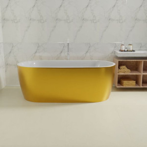 Wanna wolnostojąca METALLIC 170 cm akrylowa ELEGANT
