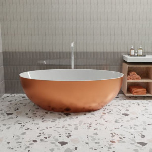 Wanna wolnostojąca METALLIC 175 cm akrylowa WIDE