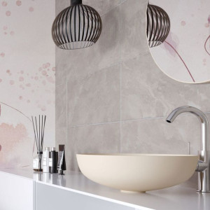 Umywalka nablatowa okrągła 38 cm ceramiczna MOLIS YASMIN MASSI