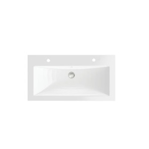 Umywalka wpuszczana w blat 120 x 47 cm z konglomeratu LOMA MASSI