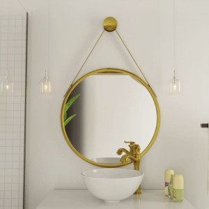 Lustro okrągłe VALO Gold 70 cm MASSI