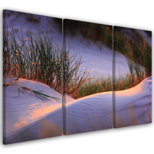 OBRAZ TRYPTYK Plaża Morze Piasek 60x40