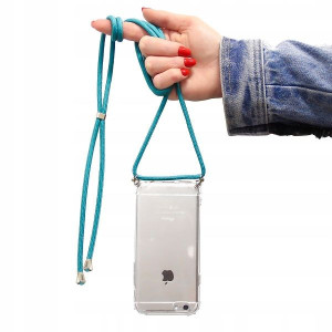Etui Crossbody Do Huawei Honor 10x Lite Turkusowy
