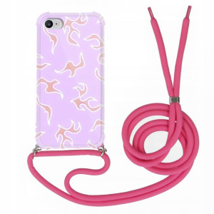Etui Crossbody Do Huawei Honor 30 Różowy Top Wzory