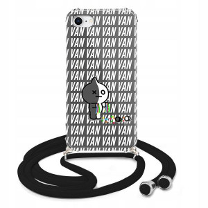 Etui Crossbody Do Huawei Honor Play 20 Czarny Wzor