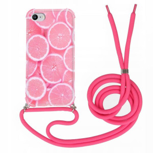 Etui Crossbody Do Huawei P40 Lite E Różowy Wzory