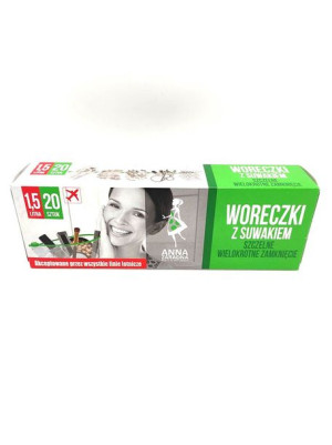 Woreczkiz suwakiem 1,5L 20szt.box