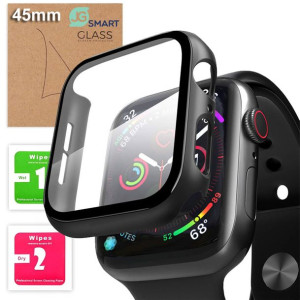 Obudowa Etui + Szkło 2w1 Apple Watch 4 5 6 Se 45mm