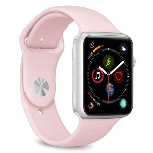 Pasek Gumowy Do Applewatch 38-40mm Różowy