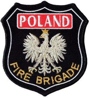 Poland Fire Brigade Tarcza Naszywka 2366r