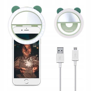 Lampa Do Telefonu Selfie Pierścieniowa 1 Zielony