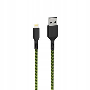 Kabel Usb Iphone Pleciony Szybkie Łado Zielony