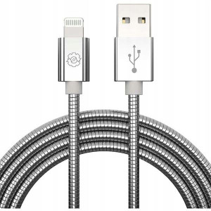 Wytrzymaly Kabel USB Iphone Lightning Metalowy