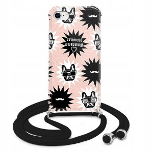 Etui Crossbody do MOTOROLA MOTO G30 Czarny Wzory
