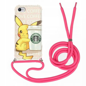 Etui Crossbody do SAMSUNG A11 Róż Hot Wzory