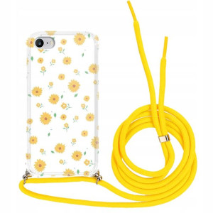 Etui Crossbody Do Samsung Note 20 Plus Żółty