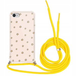 Etui Crossbody Do Samsung S20 Plus Żółty Wzory