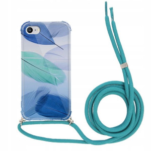 Etui Crossbody Do Samsung S21 Plus Turkus Wzory