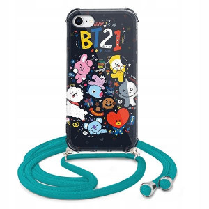 Etui Crossbody Do Xiaomi Redmi Note 10 Turkus Wzor