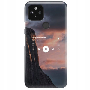 Etui do GOOGLE PIXEL 5 Case Spotify Muzyka Wzory