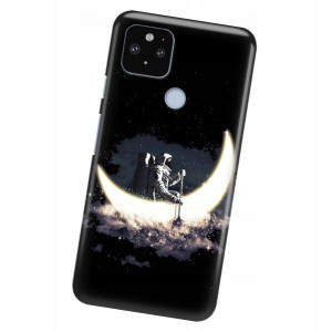 Etui do GOOGLE PIXEL 5XL Case KOSMOS Księżyc Wzory