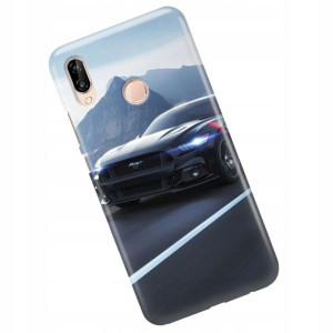 Etui do HUAWEI P20 LITE Case Auta Top Wzory + 9H