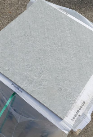 Płyty tarasowe szare gresowe 2cm 60x60x20 Testo gris kamień