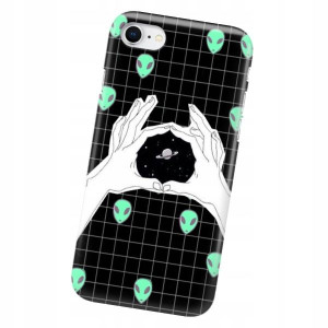 Etui do iPHONE SE 2020 Case KOSMOS Księżyc Wzory
