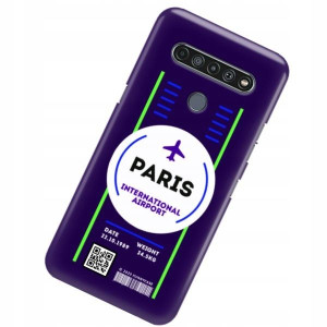 Etui Do Lg K61 Case Bilet Travel Podróż Wzory